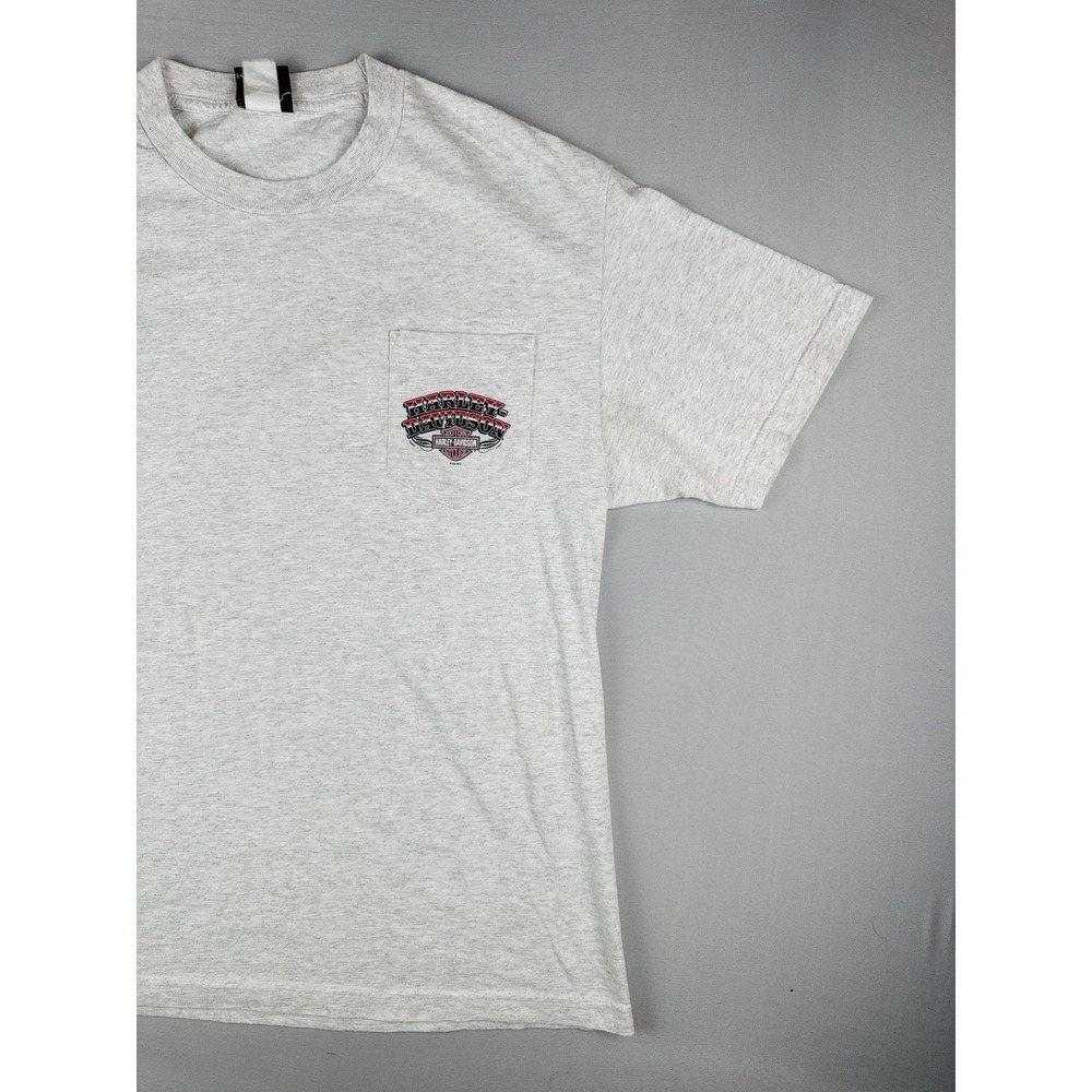 Harley Davidson Thunder Mountain T Shirt Loveland Colorado Pocket Logo L - Picture 5 of 12